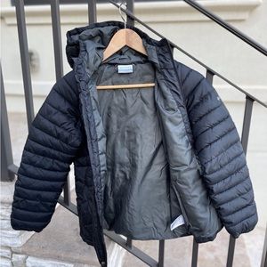 boys size 10-12 navy Columbia down jacket